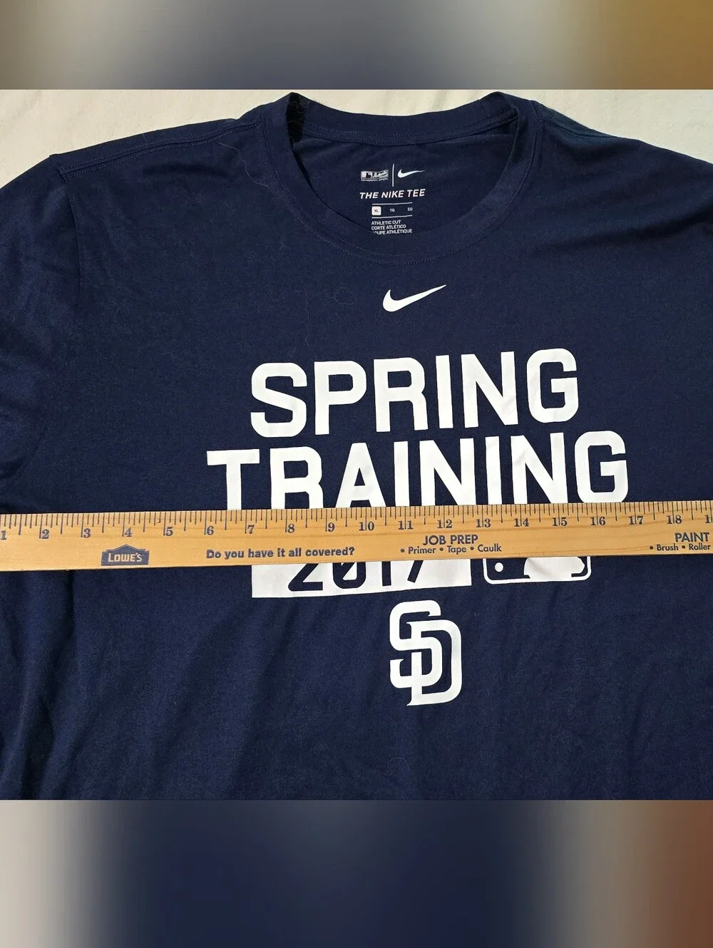 Nike Dri-FIT San Diego Padres Spring Training 2017 T-Shirt Men's XL MLB Navy